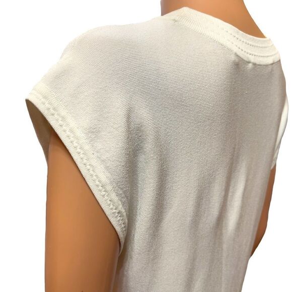 Rebecca Taylor Ivory Knit Dress Size Large - Picture 5 of 15